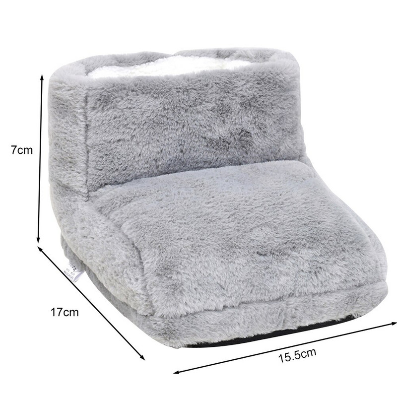 5V USB zimná teplá elektrická vyhrievaná ohrievacia podložka na nohy, masážny prístroj, pohodlný flísový semišový vankúš, umývateľný domáci ohrievač nôh