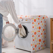 Kryt na práčku Ochranný protiprachový kryt Vodotesné puzdro Ochranný protiprachový plášť PEVA na práčku Predný horný otvorený