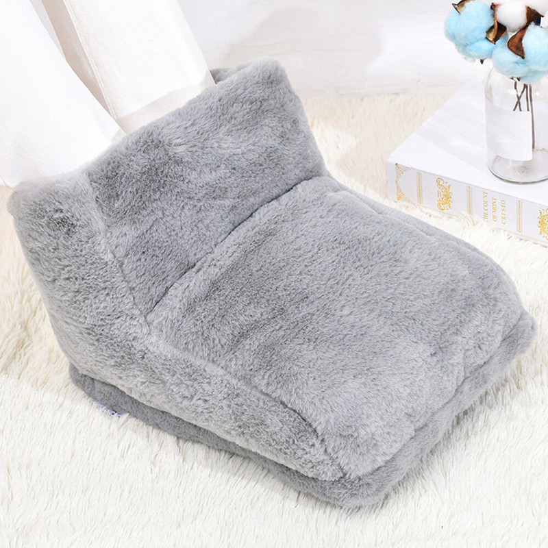 Kényelmes, fűthető elektromos lábmelegítő USB töltő masszírozó mosható hőbeállítások Melegítő párna otthoni irodához