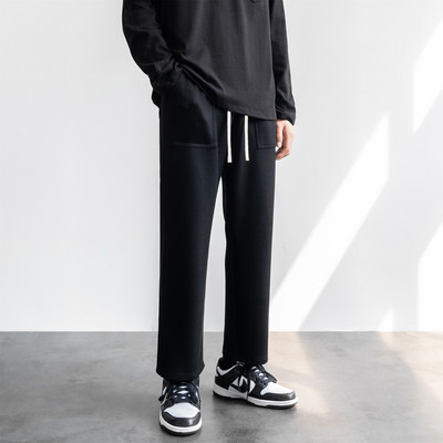 Pantaloni de toamna sport barbati cu sireturi