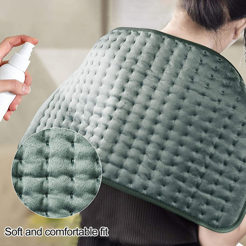 Elektrická vyhrievacia podložka s nastaviteľnou teplotou, udržiavanie tepla, plyšová extra veľká prenosná elektrická vyhrievacia deka do kancelárie