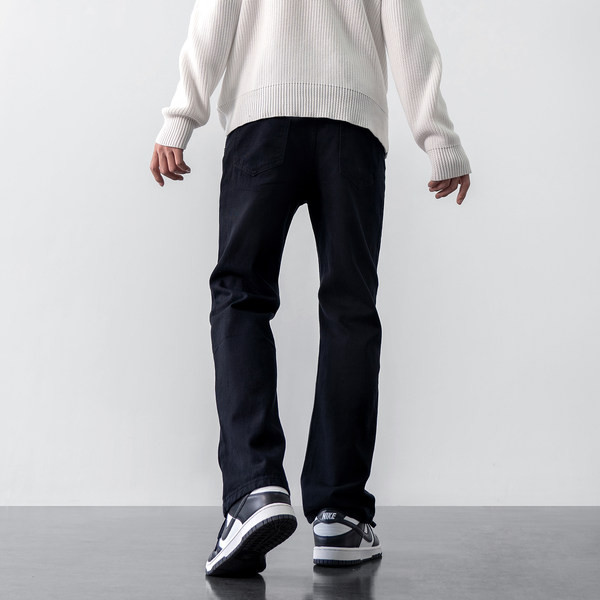 Pantaloni casual barbatesti de culoare neagra