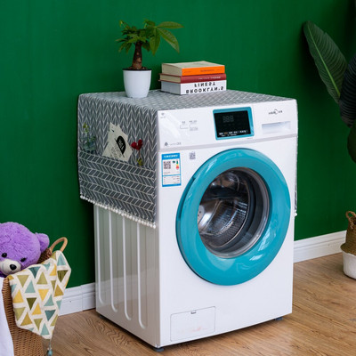 Geometrijska pamučna lanena navlaka za pranje hladnjaka navlaka za prašinu Dekoracija doma Poklopac za džepove Krpa za čišćenje doma