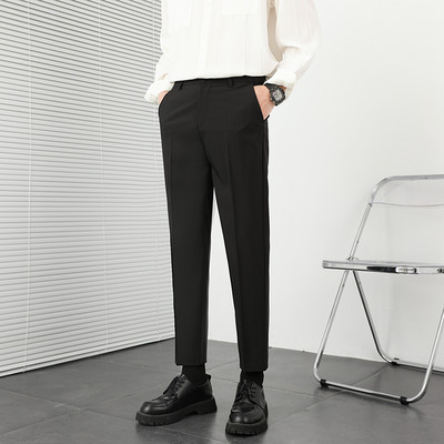Vīriešu elegantas bikses - ar kabatu
