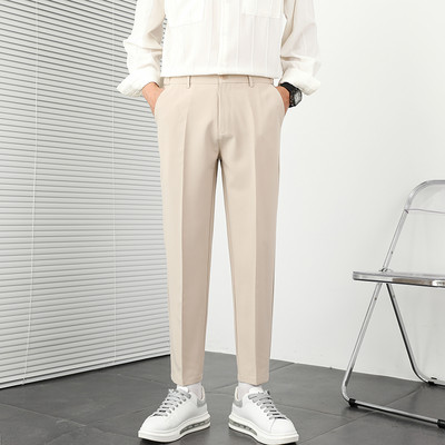 Vīriešu elegantas bikses - ar kabatu