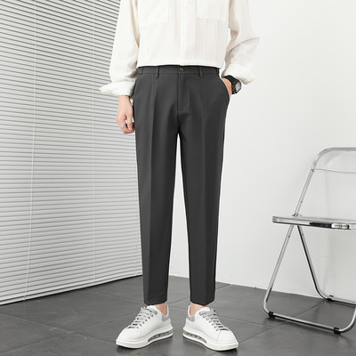 Vīriešu elegantas bikses - ar kabatu