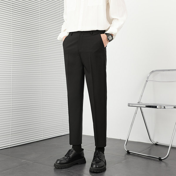 Vīriešu elegantas bikses - ar kabatu