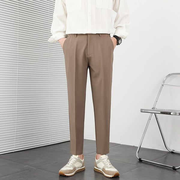 Vīriešu elegantas bikses - ar kabatu