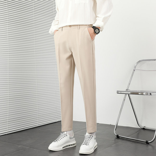 Vīriešu elegantas bikses - ar kabatu