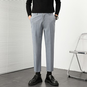 Pantaloni barbati moderni cu buzunar - model drept