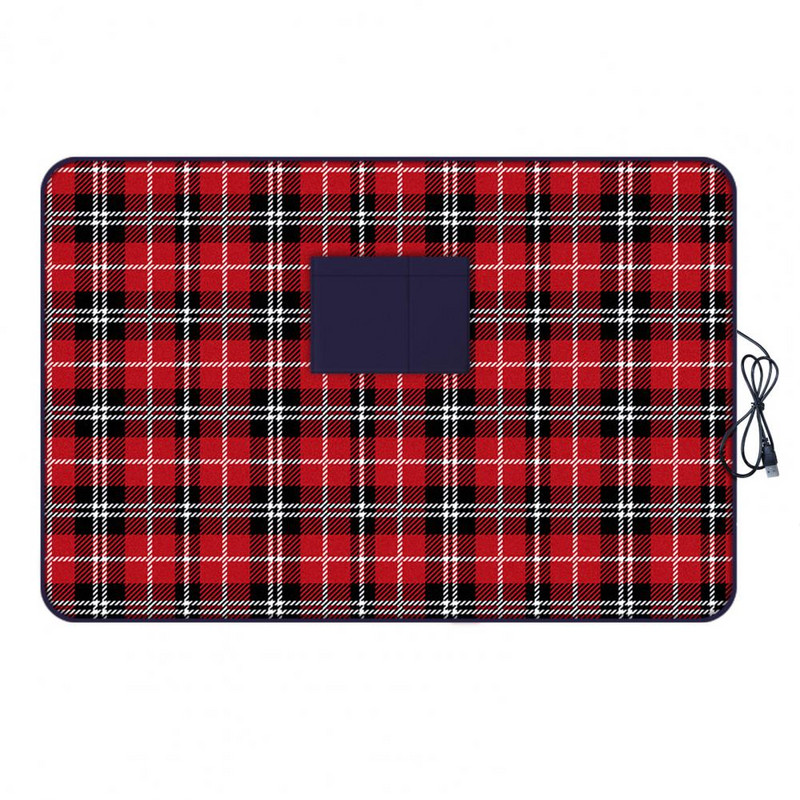 Zimná elektrická vyhrievaná deka s USB konektorom, odnímateľná, udržiava teplá, vláknová, zimná kancelárska elektrická deka