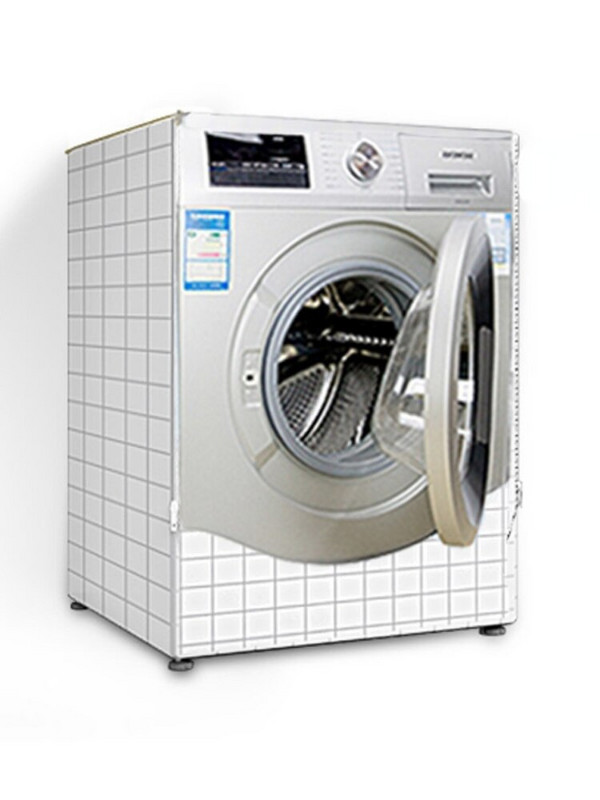 AmazingBuy House Accessories pesumasina kuivati kate veekindel hõbedase kattega kangast päikesekaitsepesuri ümbris