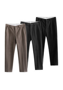 Pantaloni eleganti pentru barbati cu buzunar si fermoar