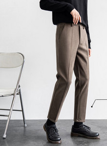 Pantaloni eleganti pentru barbati cu buzunar si fermoar