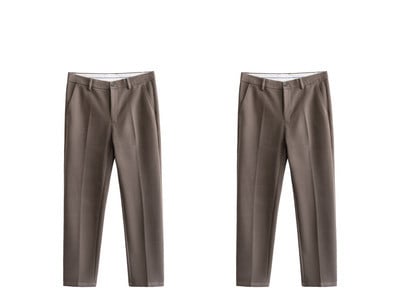 Pantaloni eleganti pentru barbati cu buzunar si fermoar