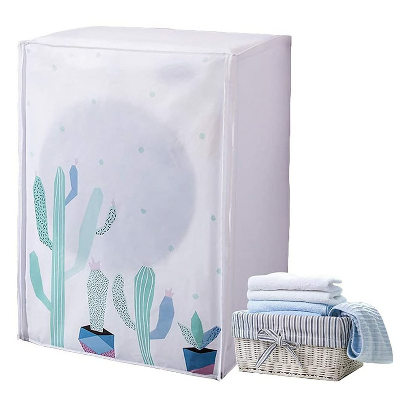 Plastový kryt na práčku, viacfarebný, vodotesný, proti striekajúcej vode, pánt, proti slnečnému žiareniu, predné vkladanie, vrecko na prach pre domácnosť