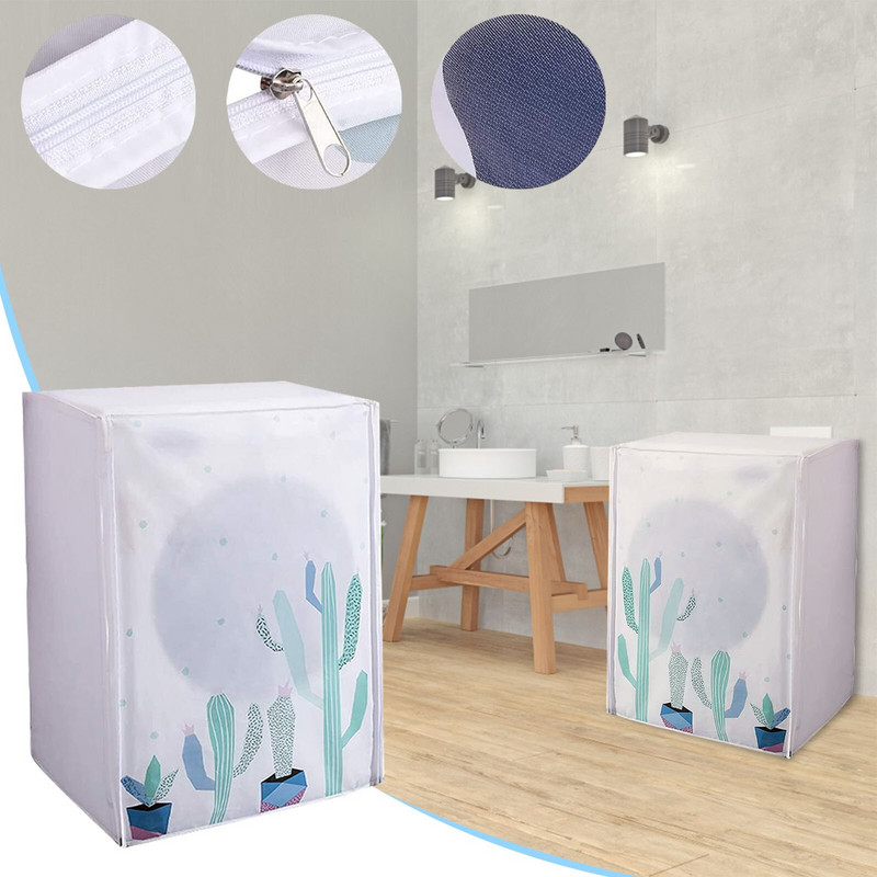 Plastový kryt na práčku, viacfarebný, vodotesný, proti striekajúcej vode, pánt, proti slnečnému žiareniu, predné vkladanie, vrecko na prach pre domácnosť