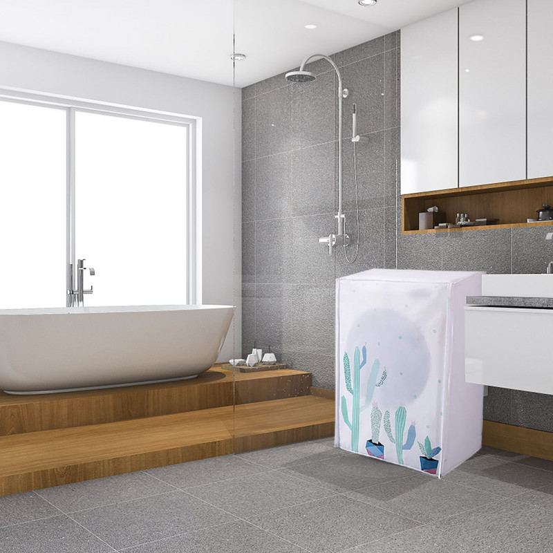 Plastový kryt na práčku, viacfarebný, vodotesný, proti striekajúcej vode, pánt, proti slnečnému žiareniu, predné vkladanie, vrecko na prach pre domácnosť