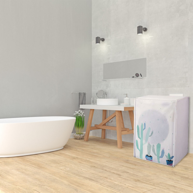 Plastový kryt na práčku, viacfarebný, vodotesný, proti striekajúcej vode, pánt, proti slnečnému žiareniu, predné vkladanie, vrecko na prach pre domácnosť