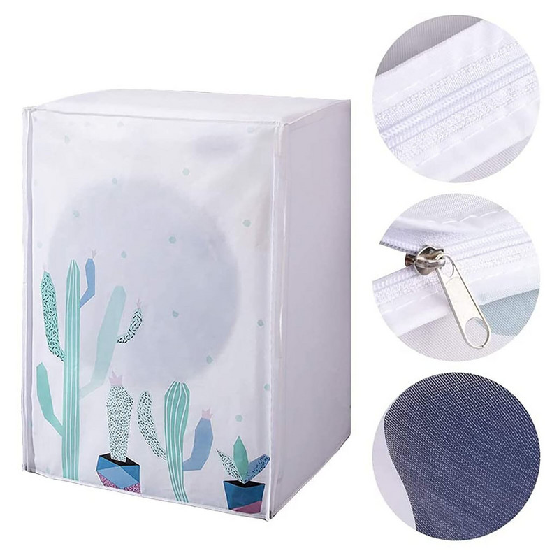 Plastový kryt na práčku, viacfarebný, vodotesný, proti striekajúcej vode, pánt, proti slnečnému žiareniu, predné vkladanie, vrecko na prach pre domácnosť