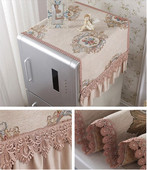 55*135 cm Europa de lux Chenille mozaic capac mașină de spălat cu protecție solară impermeabilă husă de protecție pentru mașină de spălat