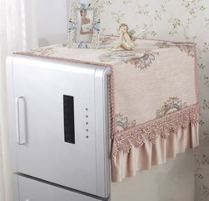 55*135 cm Europa de lux Chenille mozaic capac mașină de spălat cu protecție solară impermeabilă husă de protecție pentru mașină de spălat