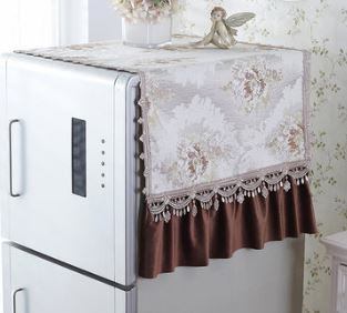 55*135 cm Europa de lux Chenille mozaic capac mașină de spălat cu protecție solară impermeabilă husă de protecție pentru mașină de spălat