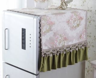 55*135 cm Europa de lux Chenille mozaic capac mașină de spălat cu protecție solară impermeabilă husă de protecție pentru mașină de spălat