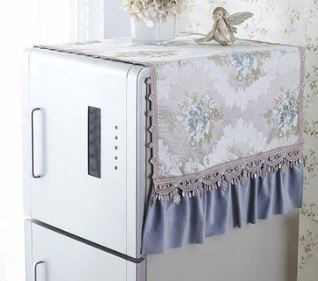 55*135 cm Europa de lux Chenille mozaic capac mașină de spălat cu protecție solară impermeabilă husă de protecție pentru mașină de spălat