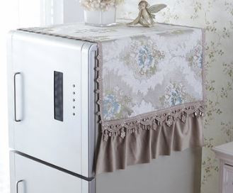 55*135 cm Europa de lux Chenille mozaic capac mașină de spălat cu protecție solară impermeabilă husă de protecție pentru mașină de spălat