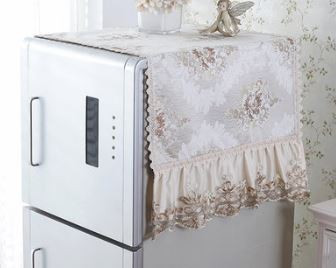 55*135 cm Europa de lux Chenille mozaic capac mașină de spălat cu protecție solară impermeabilă husă de protecție pentru mașină de spălat