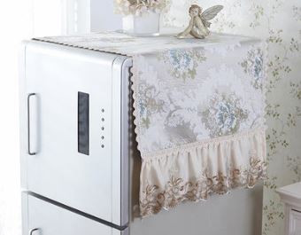 55*135 cm Europa de lux Chenille mozaic capac mașină de spălat cu protecție solară impermeabilă husă de protecție pentru mașină de spălat