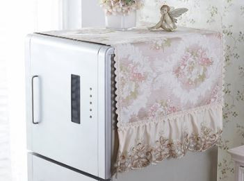 55*135 cm Europa de lux Chenille mozaic capac mașină de spălat cu protecție solară impermeabilă husă de protecție pentru mașină de spălat