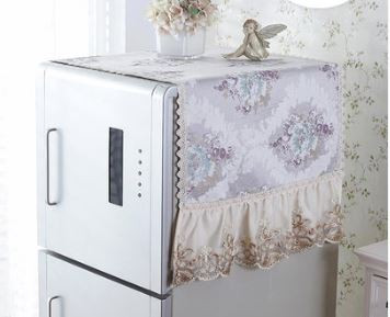 55*135 cm Europa de lux Chenille mozaic capac mașină de spălat cu protecție solară impermeabilă husă de protecție pentru mașină de spălat