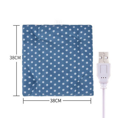 2022 Novi električni jastučić za grijanje USB Jesen Zima Topli jastučići za grijanje uredske stolice Jastuk za kućanstvo Kućna joga Grijani jastuk za sjedalo