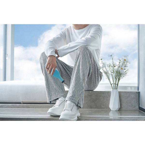 Pantaloni casual barbatesti de culoare gri