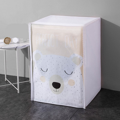 Navlaka za perilicu rublja s prednjim punjenjem za bubanj perilice rublja Vodootporna kutija za zaštitu od sunca Poklopac za prašinu PEVA navlake za prašinu u kućanstvu