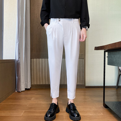 Elegantné pánske nohavice - s gombíkmi