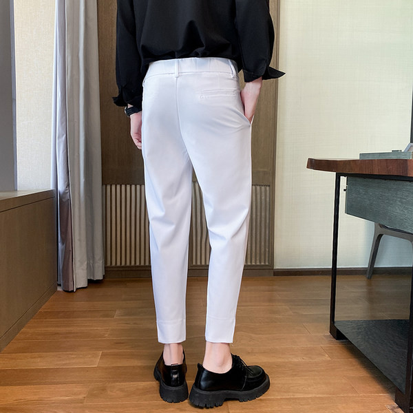 Elegantné pánske nohavice - s gombíkmi