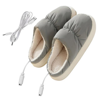Papuci încălziți Papuci de încălzire pentru picioare pentru bărbați și femei Încălzitor de picioare USB cu tehnologie de încălzire rapidă Cadouri de iarnă pentru femei bărbați