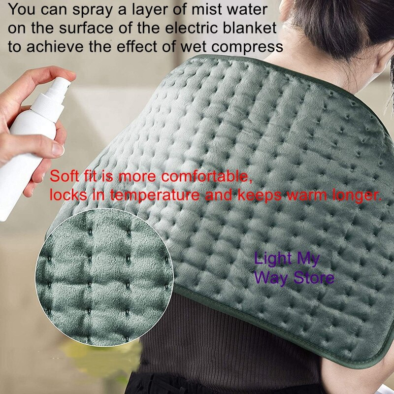 Grijaća deka za zagrijavanje zimskog pokrivača Jastuk za grijanje za kućanstvo s vlažnom kompresijom električna deka