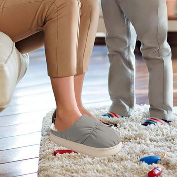 Отопляеми чехли Електрически нагреватели за крака Бързо загряващи чехли за жени Мъже USB зареждане Електрически нагреватели Обувки Коледа