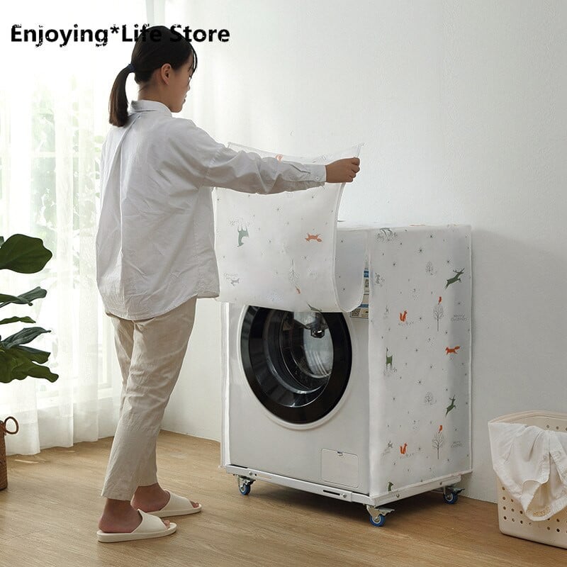 Organizér na úložný priestor do práčky, kryty na prach, veko práčky, vodotesný ochranný kryt na kabáty, príslušenstvo