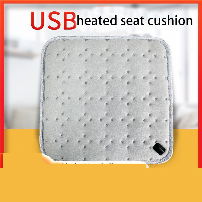 1 ks USB nabíjacia zimná teplá vankúšová tepelná izolácia univerzálna auto malá elektrická deka kancelárska vyhrievacia podložka