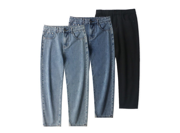 Pánske džínsy s čistým vzorom