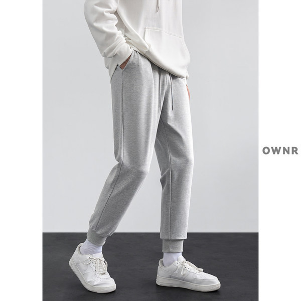 Fund sport barbatesc cu buzunare - culoare negru si gri