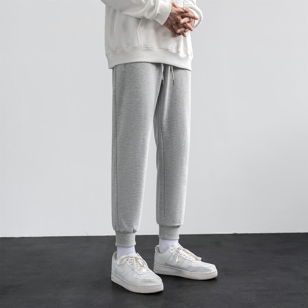 Fund sport barbatesc cu buzunare - culoare negru si gri