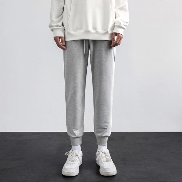 Fund sport barbatesc cu buzunare - culoare negru si gri