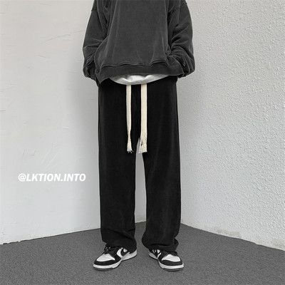 Široke muške hlače na vezice - više boja