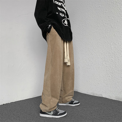 Široke muške hlače na vezice - više boja